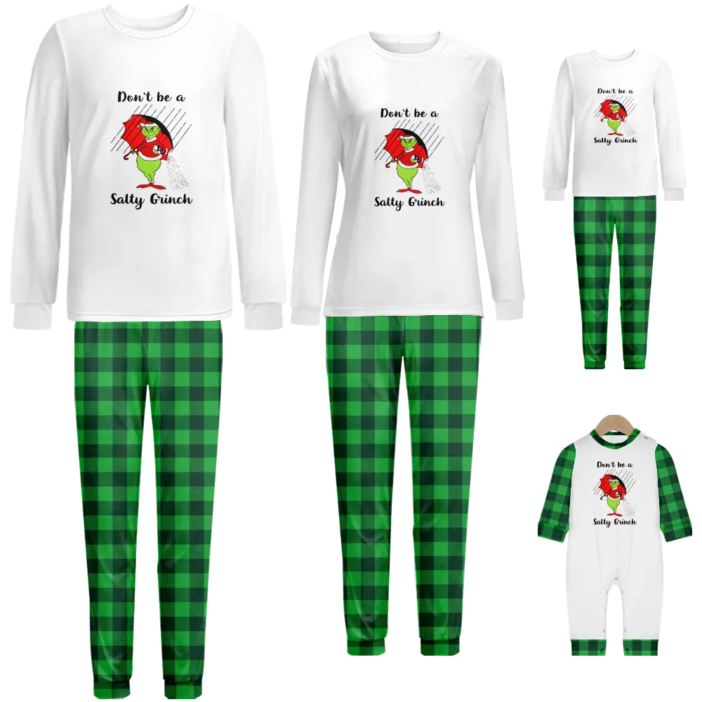 Grinch Matching Christmas Pjs For Family,Christmas Pajama Pants For FamilyMatching Christmas Family Pajamas