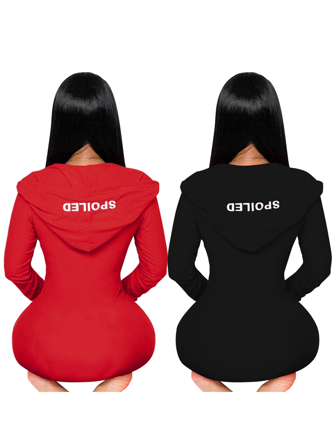 Women's Deep V-neck High Waist Jumpsuit, Casual Solid Color Romper