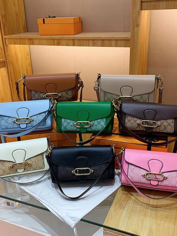 Underarm Bag Light Luxury Small Square Bag 2023 New High Appearance Contrast Small Design Single Shoulder Crossbody Bag