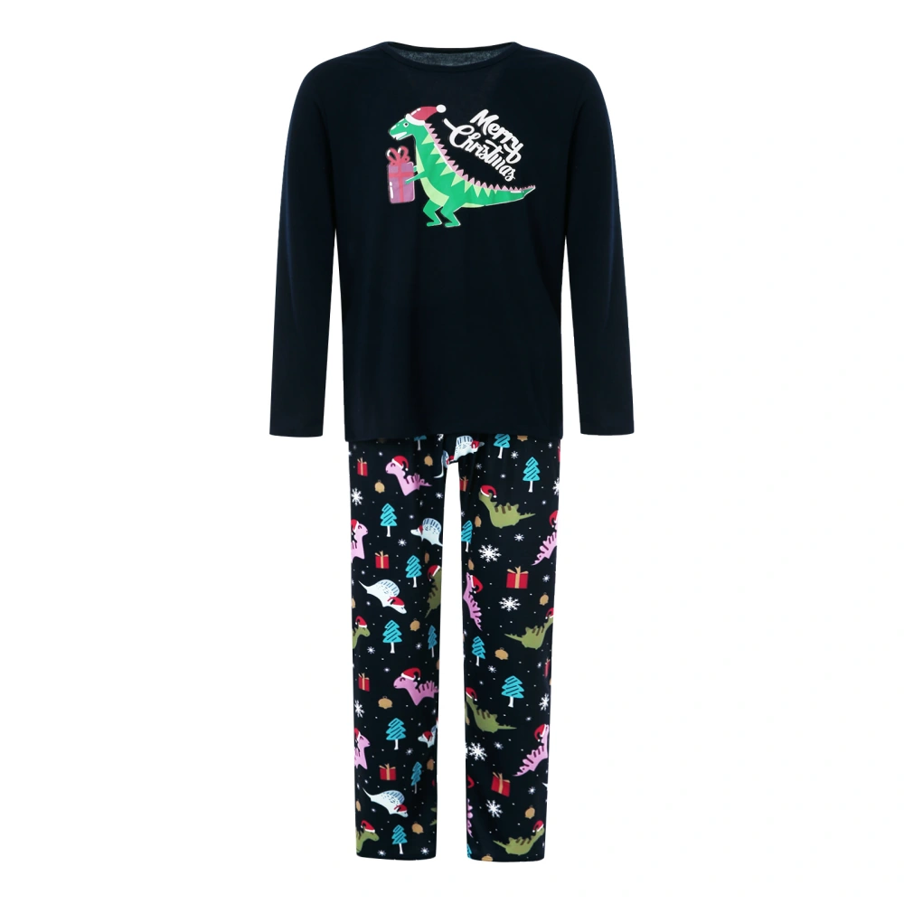 Christmas Parent-child Outfit, Printing Long Sleeve Sleepwear/Jumpsuit