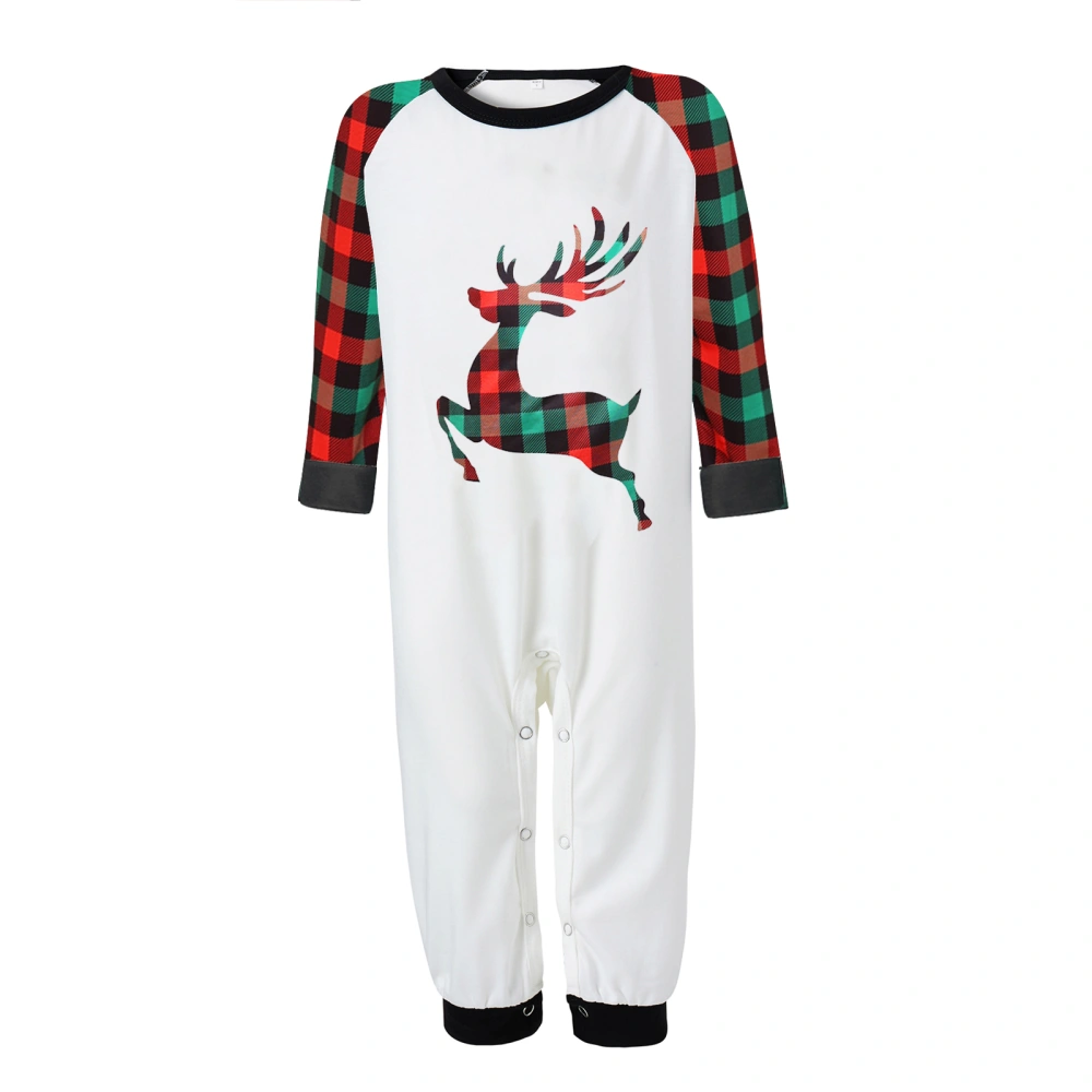 Family Matching Christmas Pajamas, Baby Romper/Tops + Pants Set