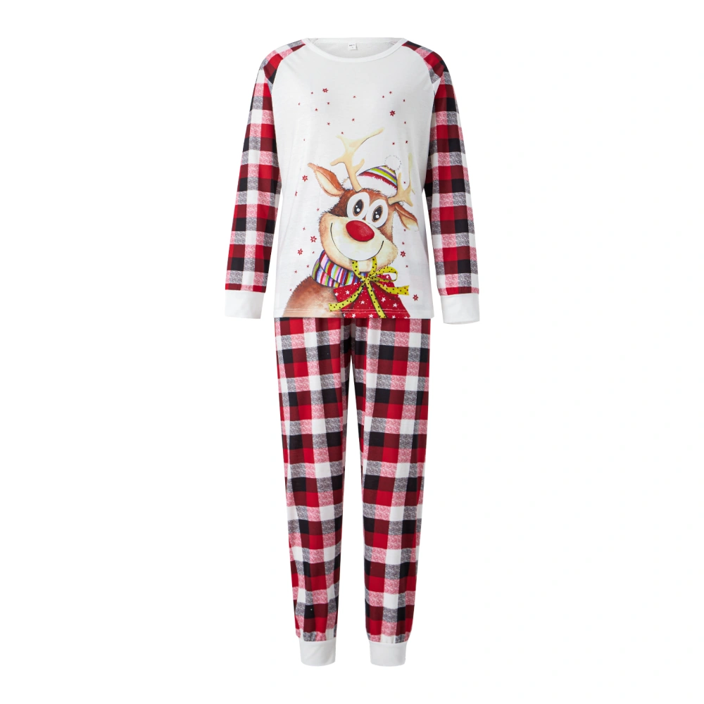 Parent-Child Christmas Nightclothes Tops Trousers Suit / Romper