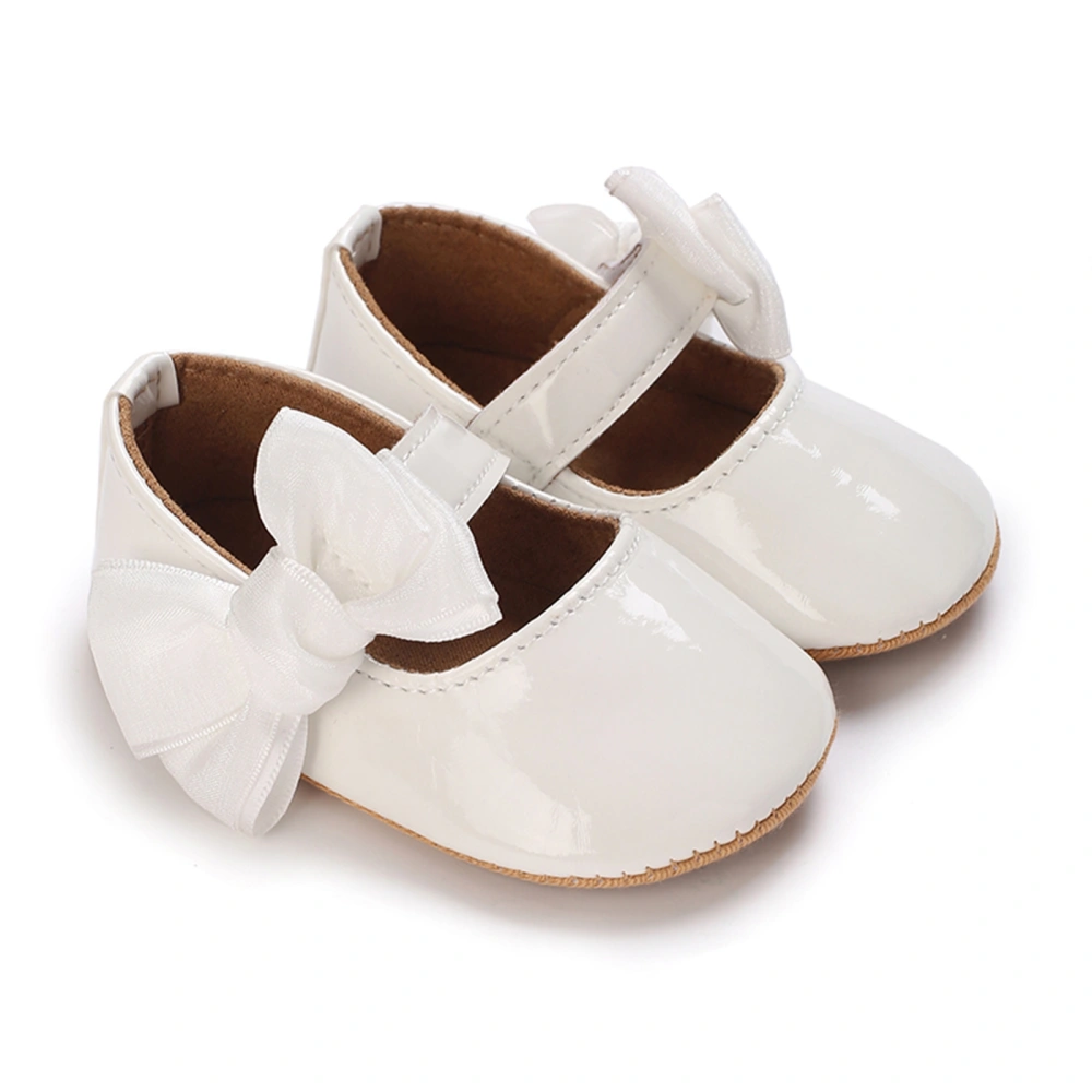 Baby Girls Cute Moccasinss Solid Color Bowknot Decor Soft Sole Flats Shoes First Walkers Non-Slip Summer Princess Shoes