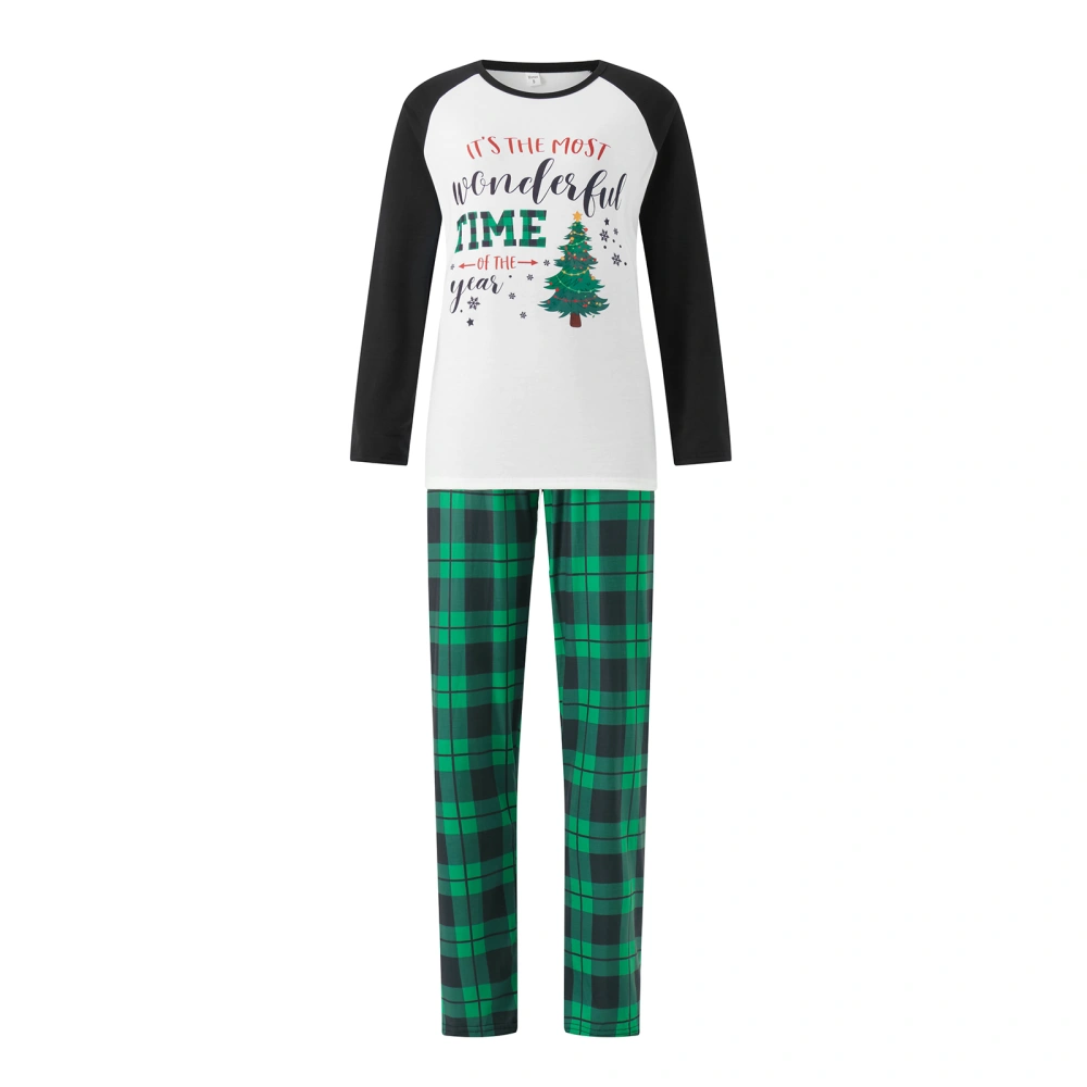 Family Matching Christmas Pajamas, Baby Romper/Tops + Plaid Pants