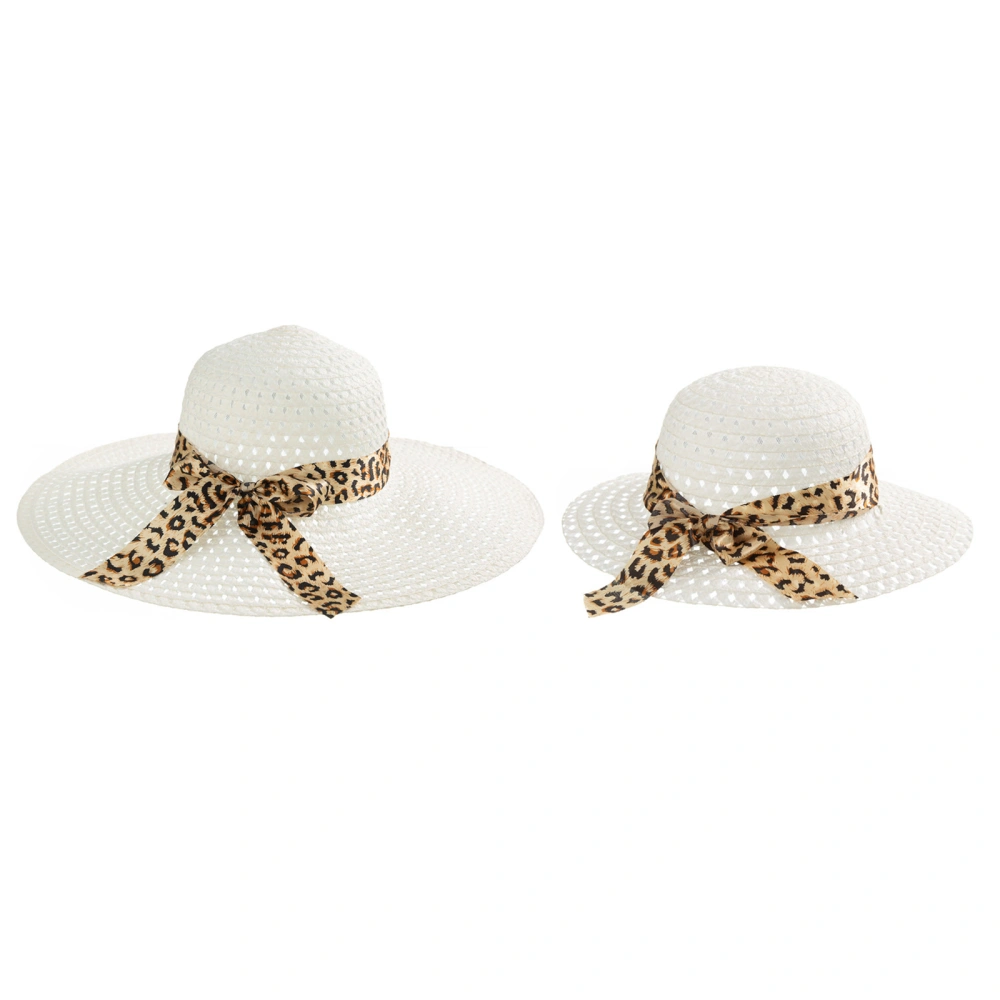 Women Kids Girls Fashion Sun Hat Beach Hat Parent-child Straw Hat