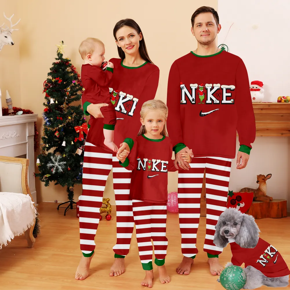 Christmas Grinch Pajamas,Xmas Pjs,Pijama NavideñA Familiar