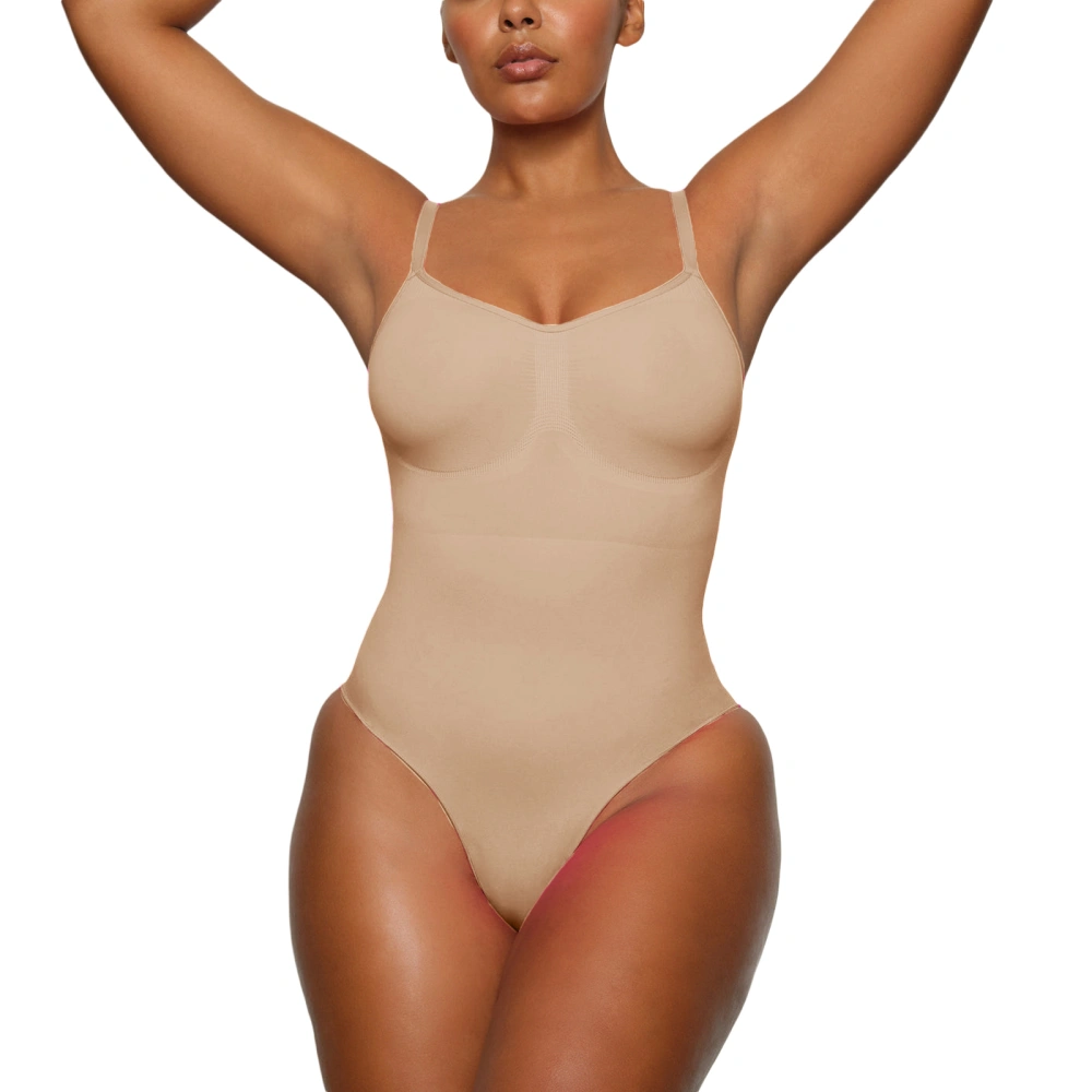 Women's Cami Bodysuits, Spaghetti Strap Tummy Control Shapewear