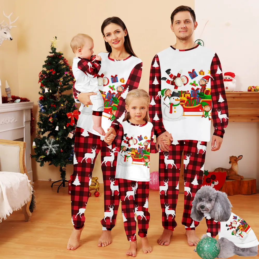 Family Christmas Pjs Matching Sets,Christmas Family Pjs,Christmas Pjs For Girls