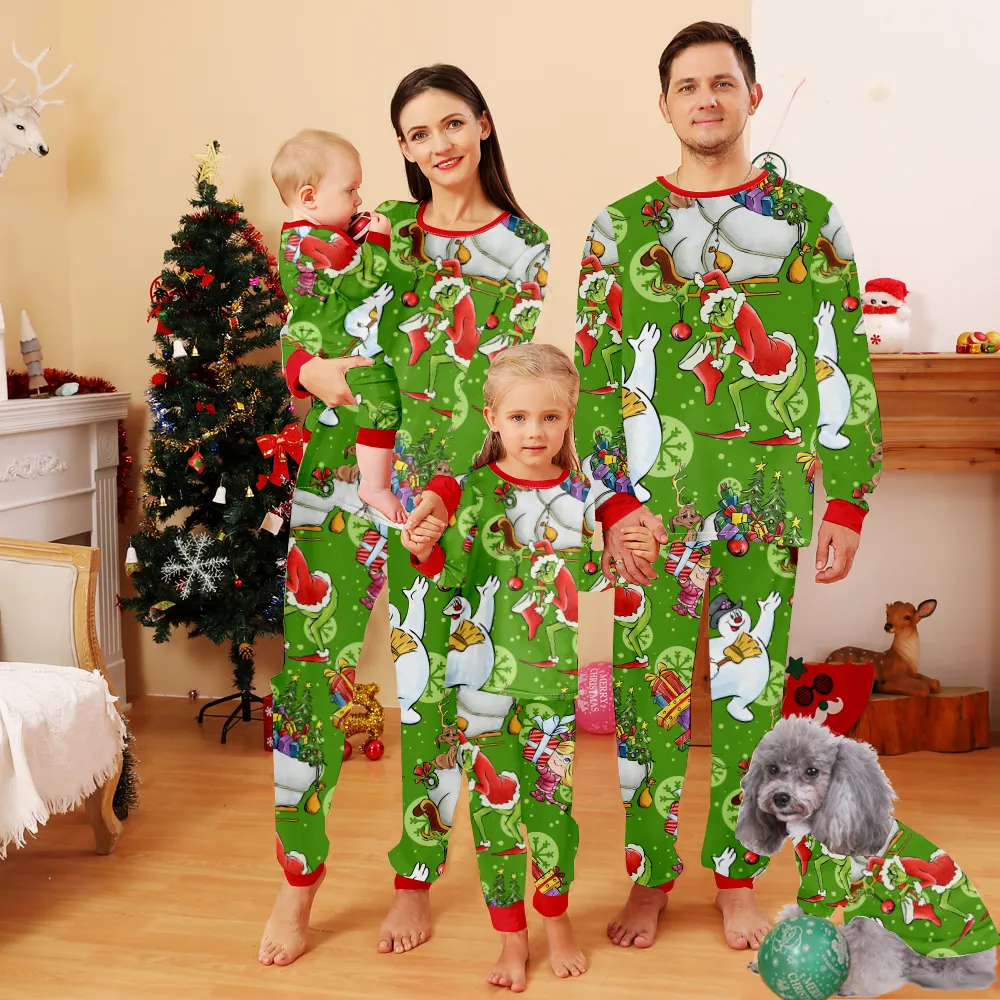 Family Christmas Pjs Matching Sets,Christmas Pajamas For BabyPlus Size Christmas Pajamas