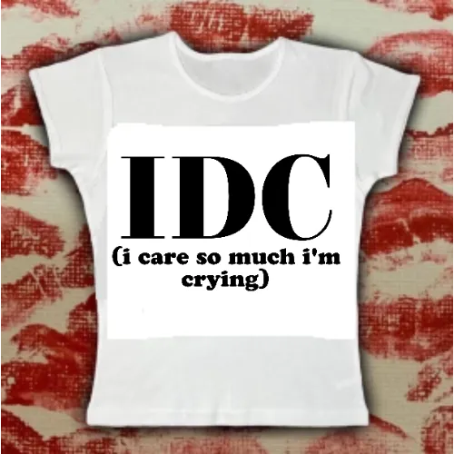 I Care So Much Im Crying Baby Tee