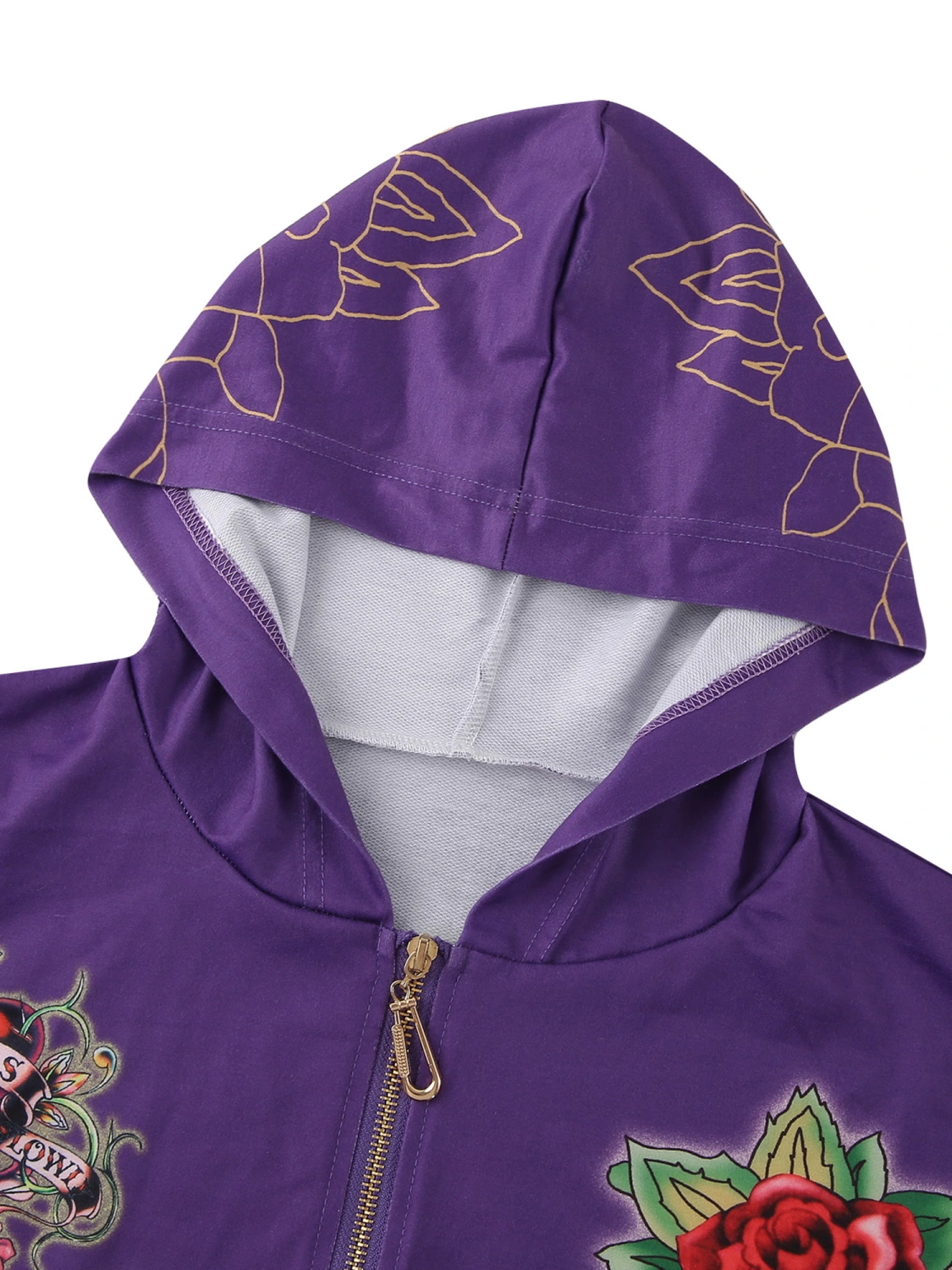 Women Hooded Jacket with Kangaroo Pocket, Exotic Style Clothing