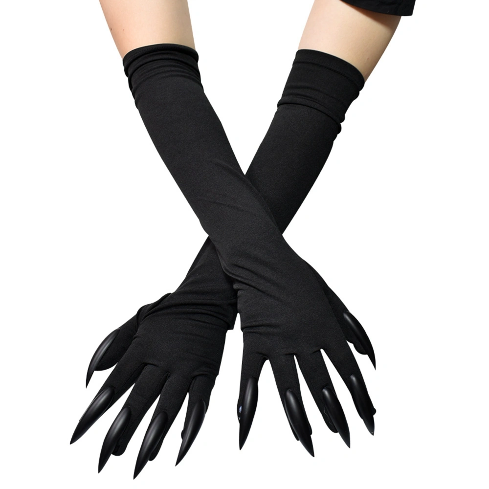 Halloween Claw Gloves, Long Fingernails Catwoman Gloves Witch Gloves