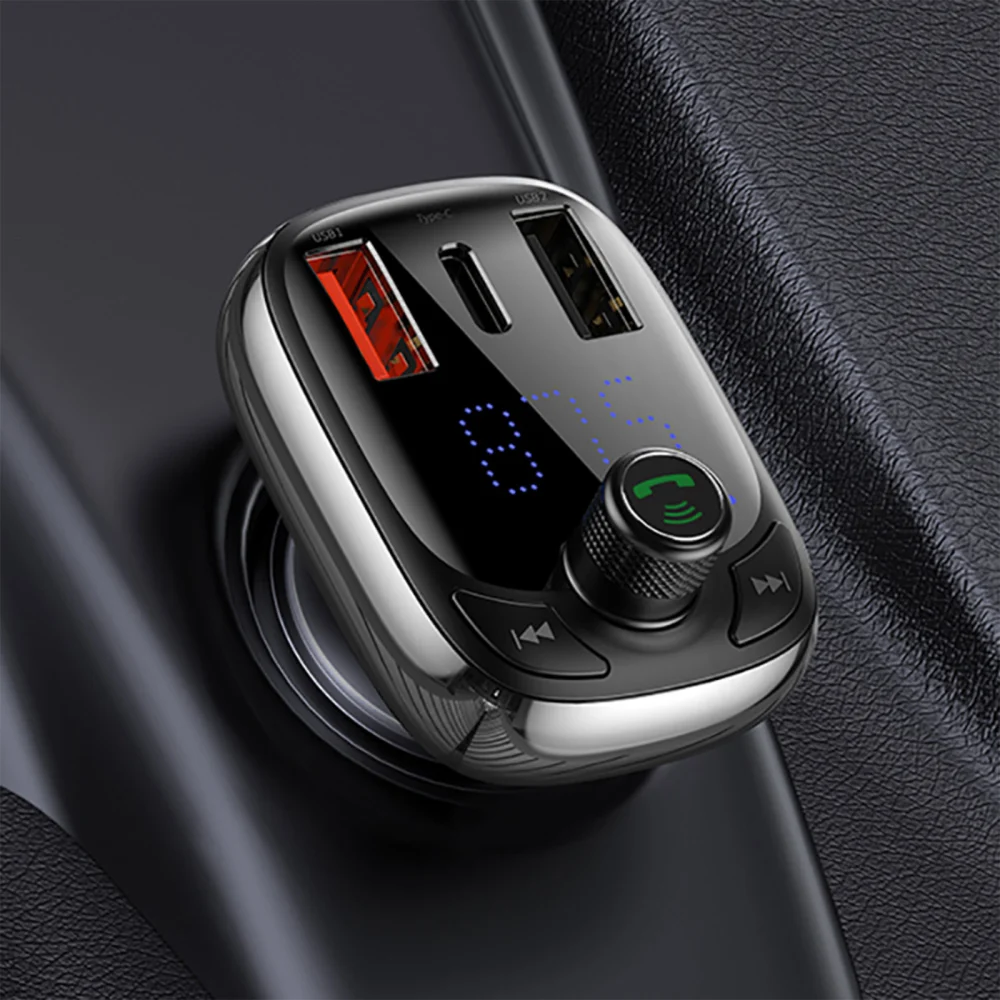 Car Fast Charger, LED Digital Display, Intelligent Voltage Detection