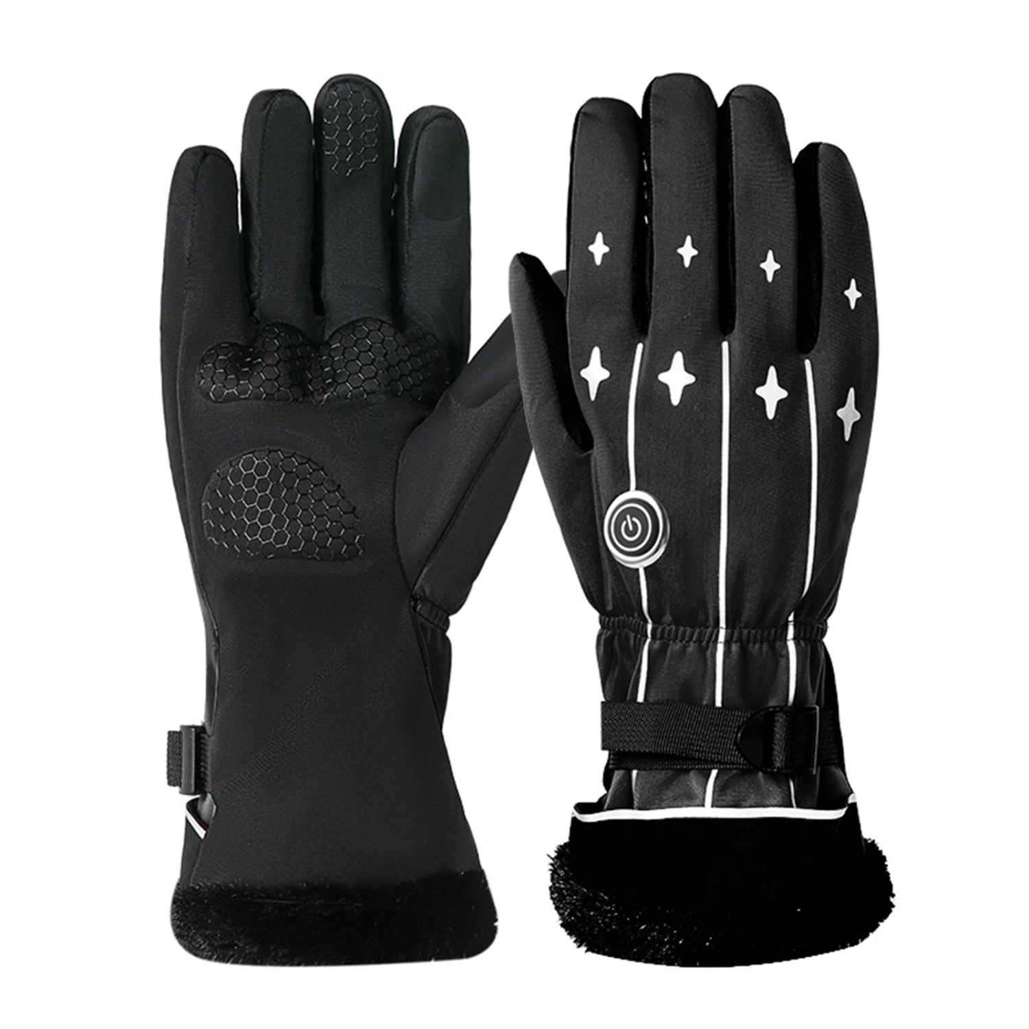 Winter Warm Heating Gloves for Women and Men, Touch Screen Gloves
