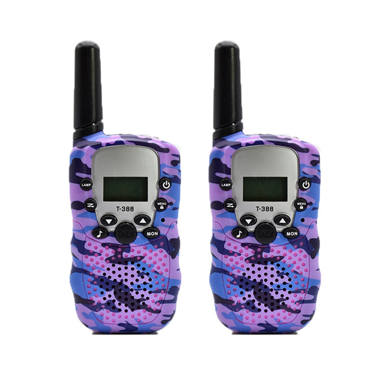 Children Camouflage Printing Walkie-talkie with Built-in Flashlight