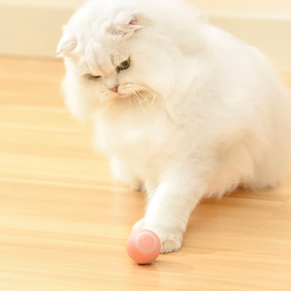 Interactive Cat Toys, USB Rechargeable Automatic Moving Rolling Balls