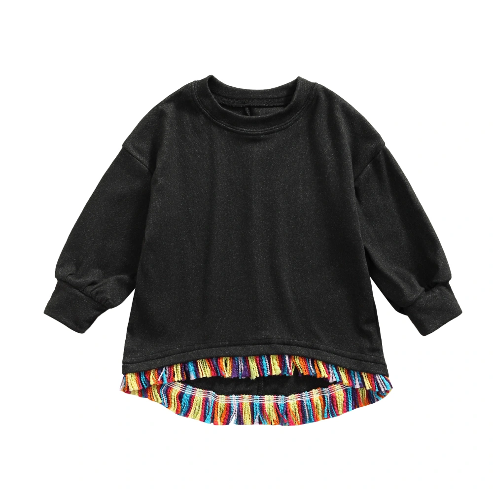 Color Block Sweatshirt, Casual Long Sleeve Round Neck Pullover