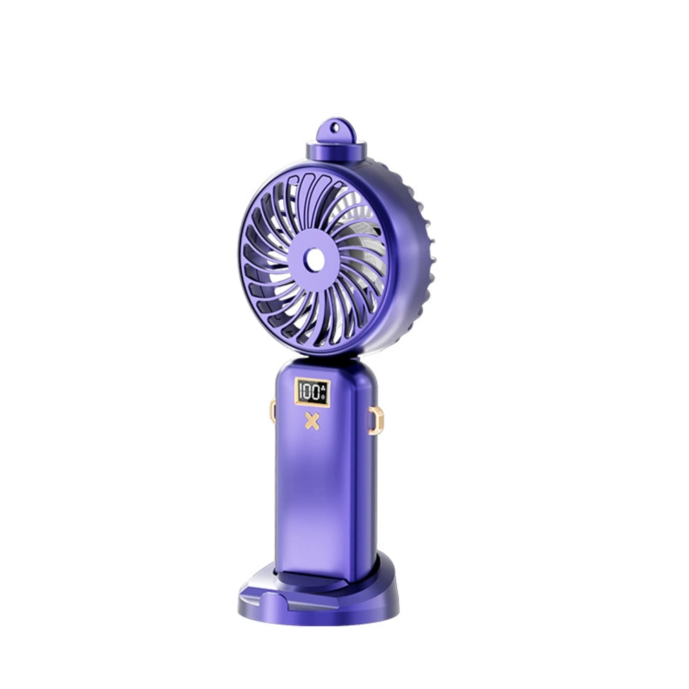 Handheld Mini Fan Portable Silent Fan USB Foldable Cooling Fan Sprayer