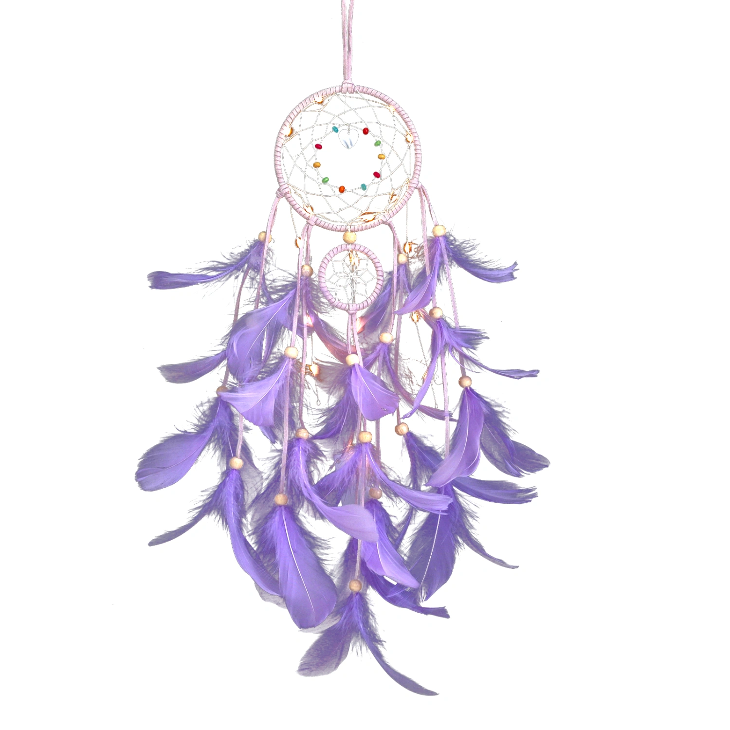 Decorative Pendants, Feathers Beads Dreamcatcher Hanging Artware