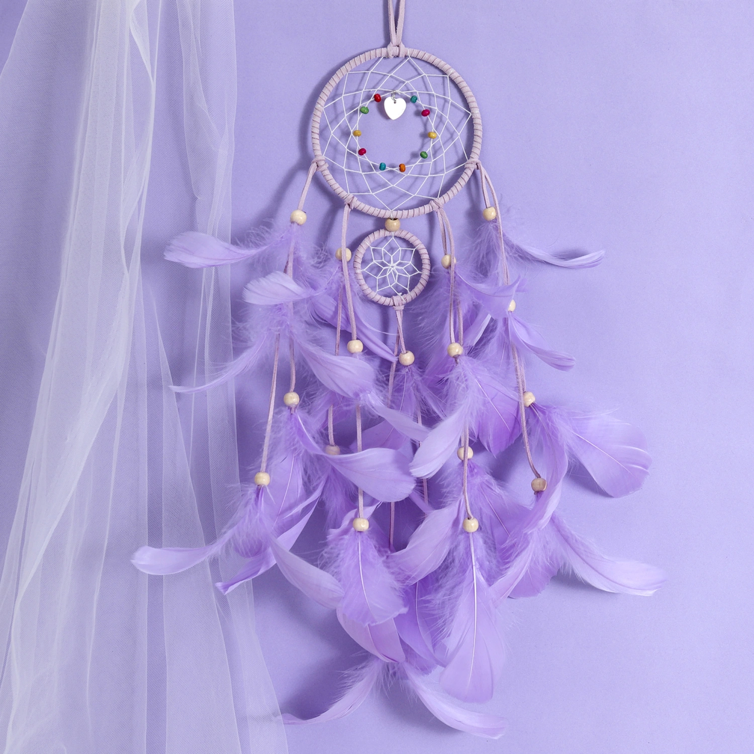 Decorative Pendants, Feathers Beads Dreamcatcher Hanging Artware