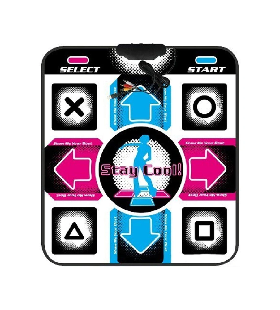 Music Dance Mat Letter Pattern Foldable Non-Slip Tool for Baby / Adult