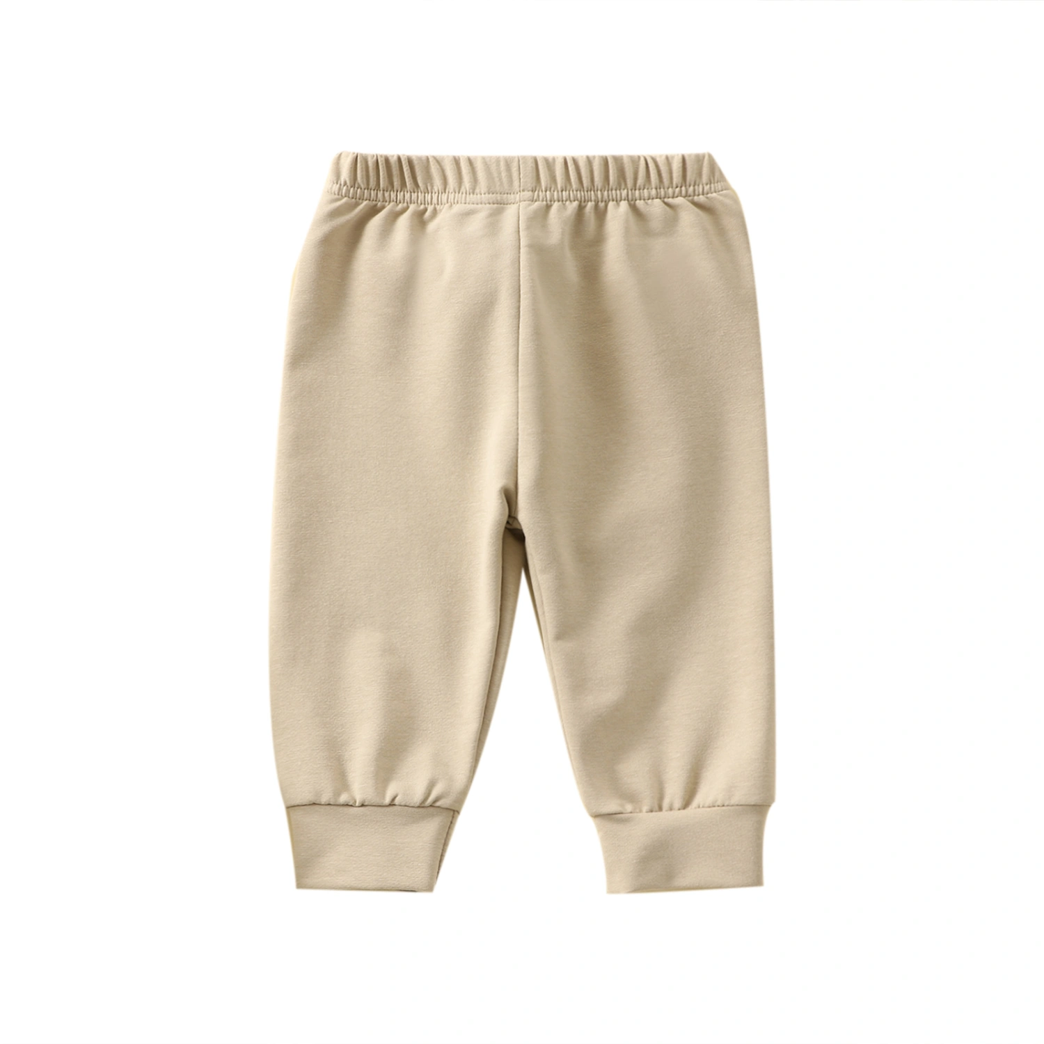 Baby Girls Boys Autumn Solid Color Elastic Band Bobble Loose Trousers
