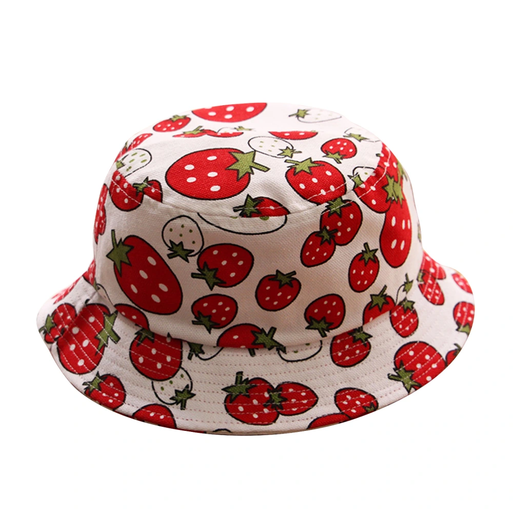 Kids Summer Bucket Hats, Cartoon Print Sun Protection Play Hats