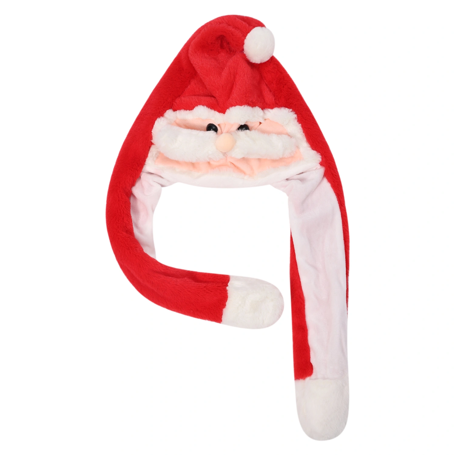 Cute Christmas Hat, Santa Claus Beard/Elk Ear Moving Jumping Hats