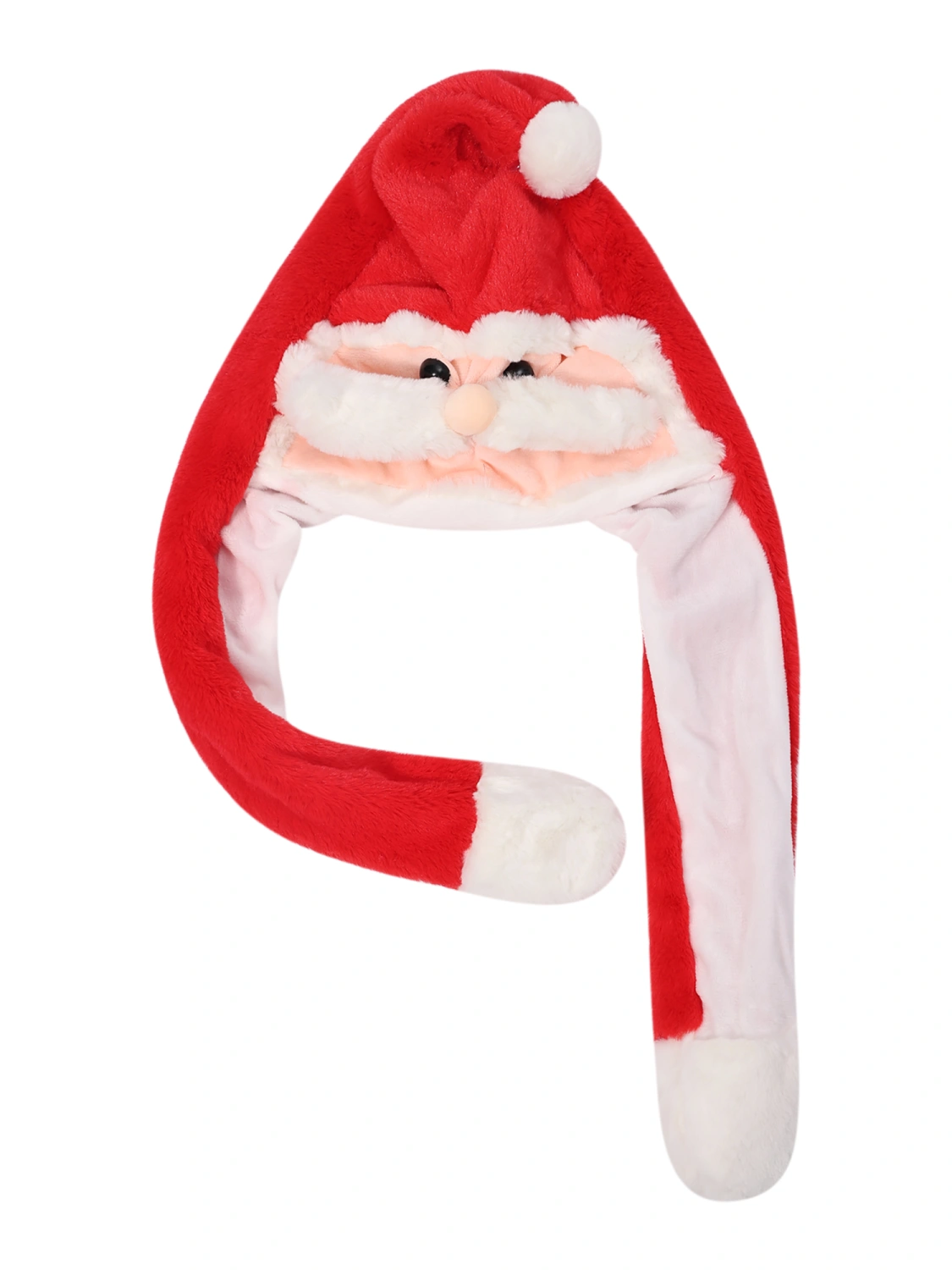 Cute Christmas Hat, Santa Claus Beard/Elk Ear Moving Jumping Hats