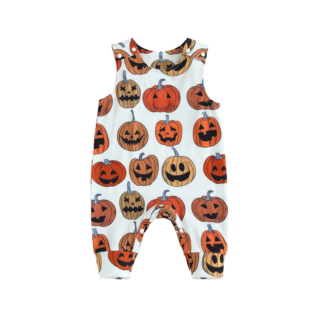 Baby Girls Boys Rompers Halloween Clothes Pumpkin Newborn Jumpsuits