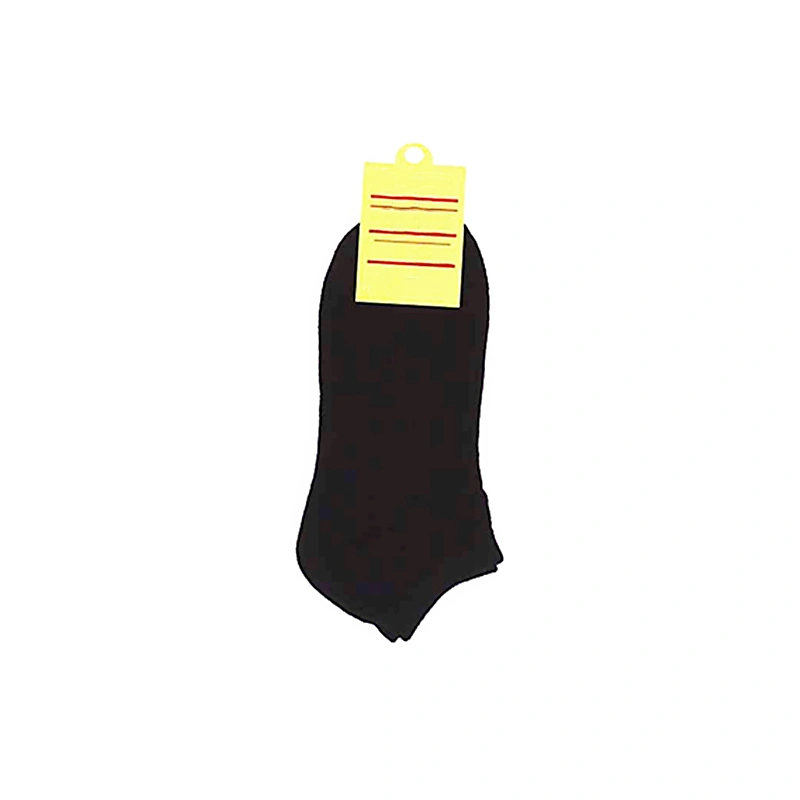 Women Cotton Ankle Socks, Solid Color Low-Rise No Show Socks