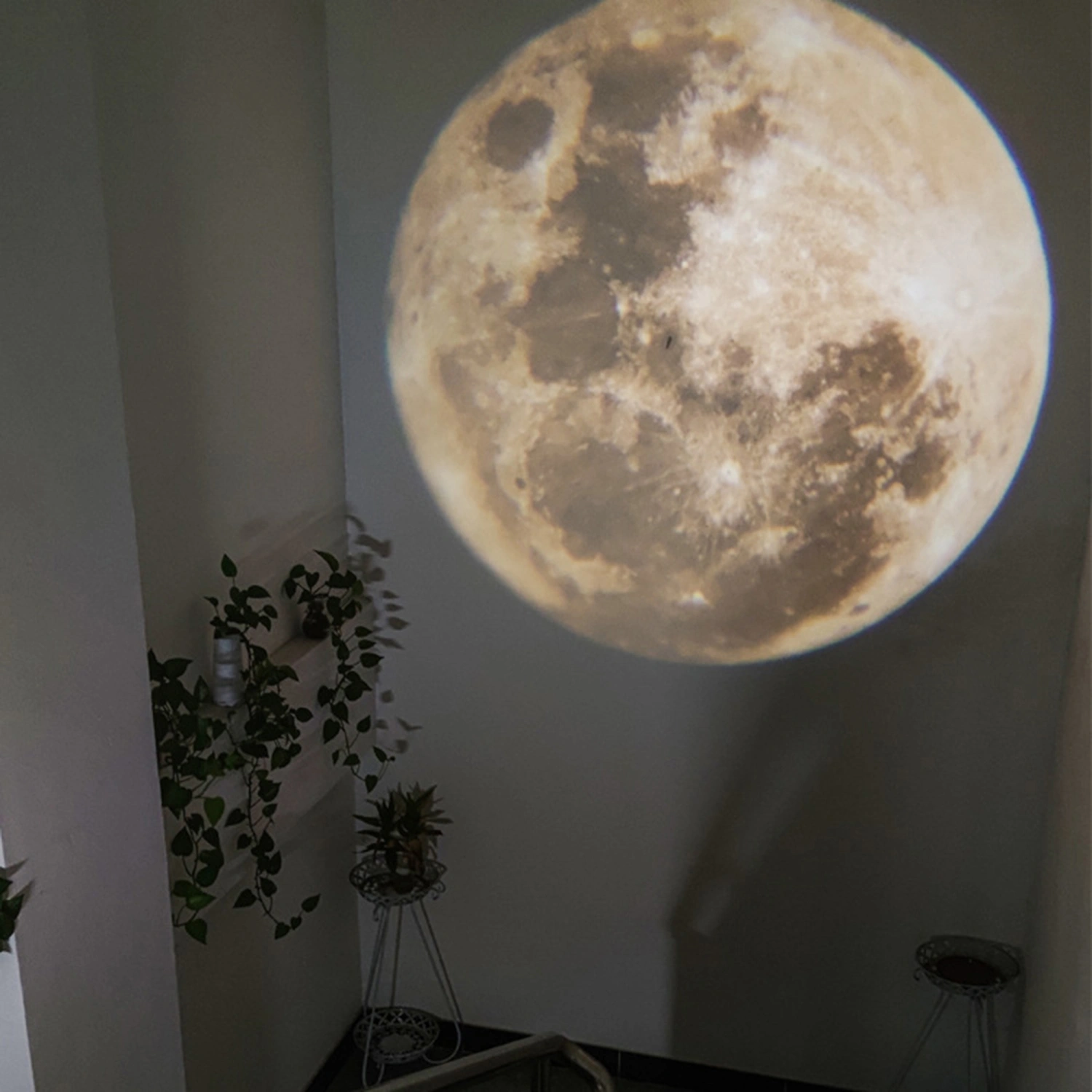 Household Planet Projection Light, Moon Earth Indoor Atmosphere Lamp