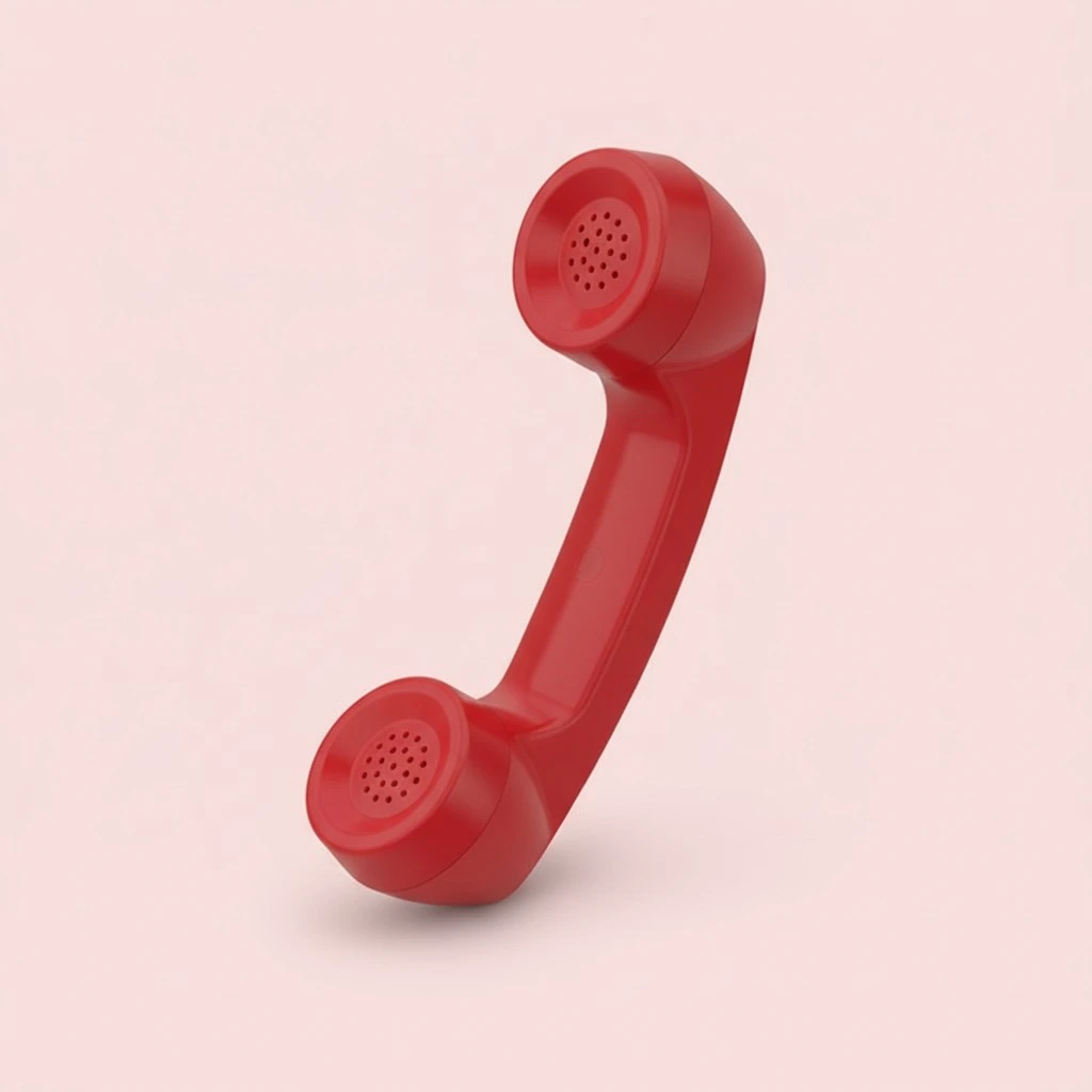 Telephone Receiver, Portable Telephone Handset Microphone Speaker