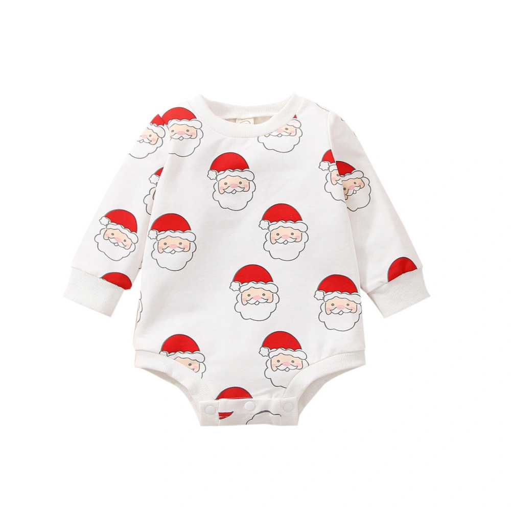 Infant Baby Christmas Romper, Santa Claus Long Sleeve Jumpsuit