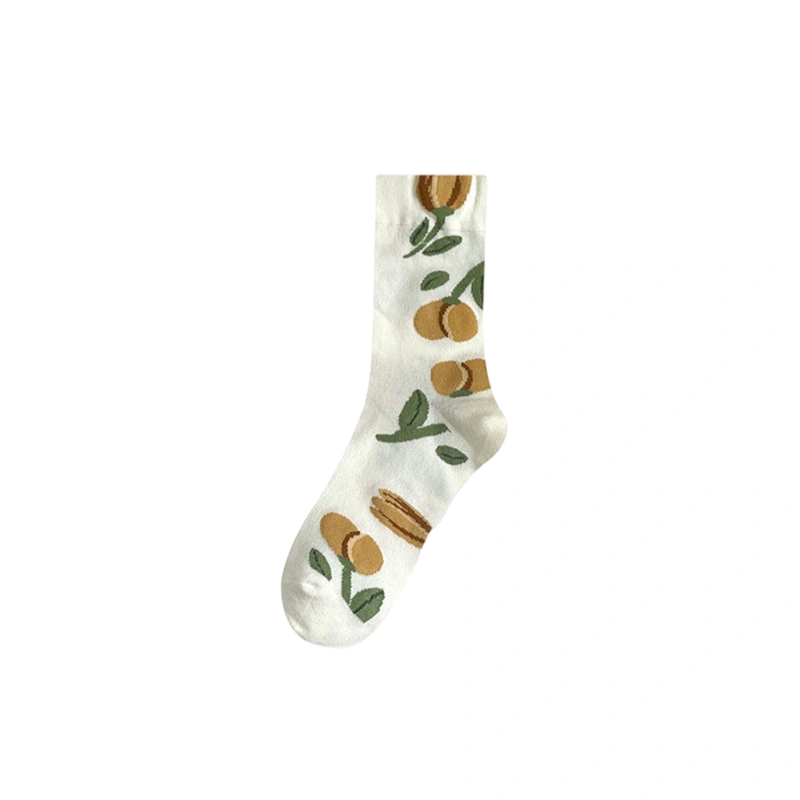 Women's 3D Flowers Casual Socks Cute Mid-Tube Autumn Winter Socks