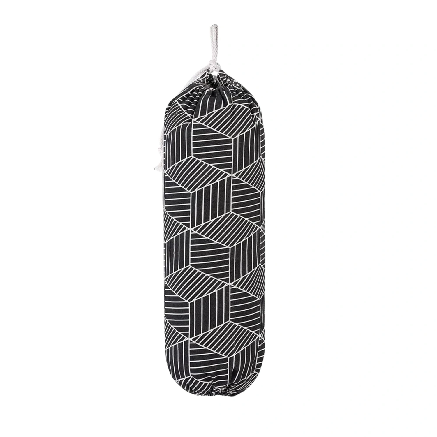 Wall Mount Plastic Bag Organizer, Geometric Shopping Bags Carrier