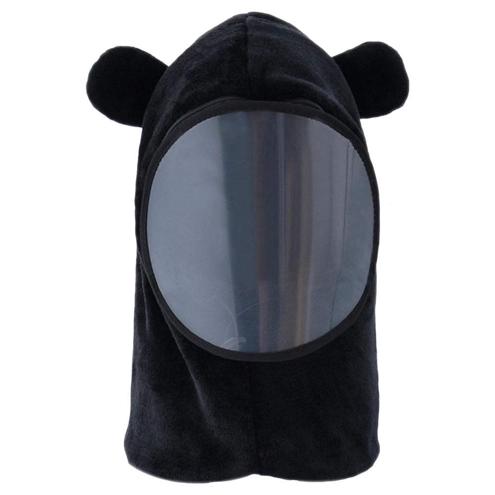 Plush Headgear for Adult/Child, Animal Ears Hat with Face Wear