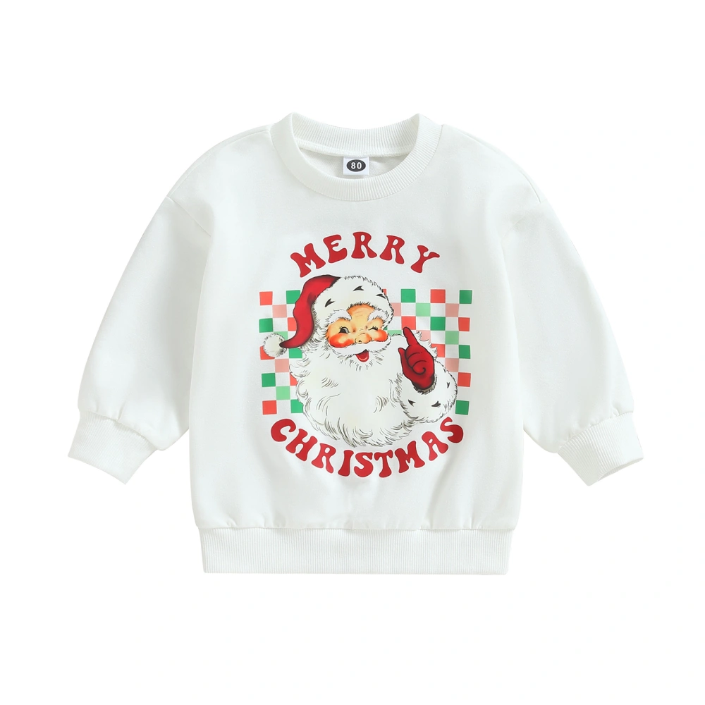 Toddler Christmas Sweatshirt Long Sleeve Pullovers Baby Winter Clothes