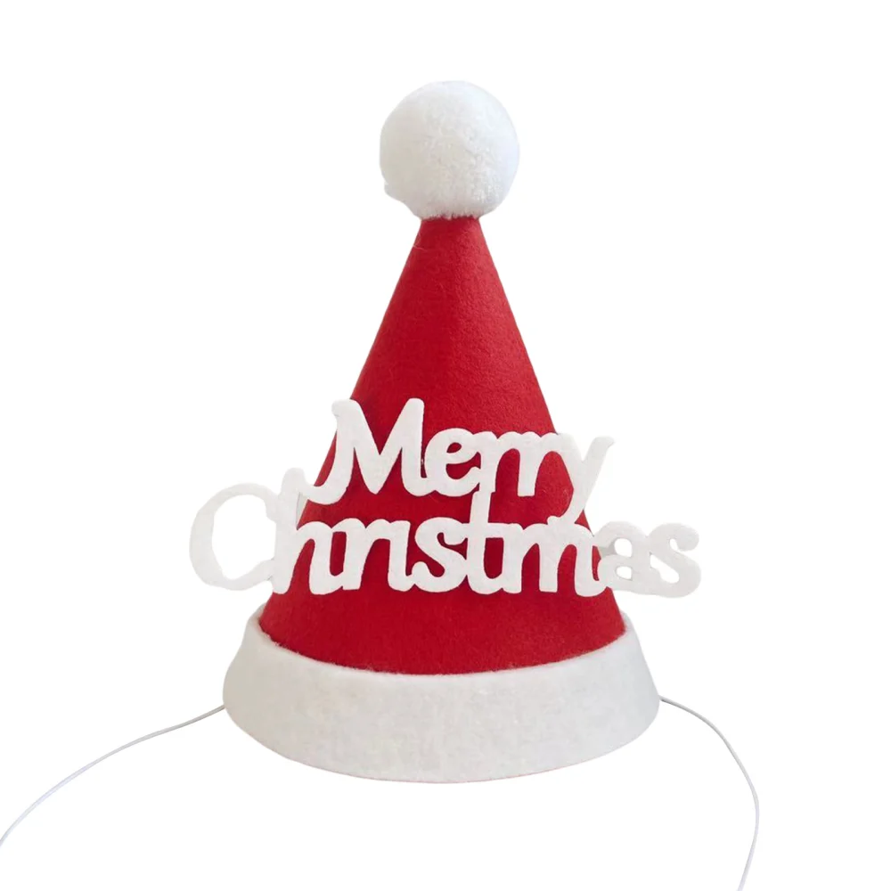 Christmas Cartoon Hat Cartoon Elk Snowman Festival Prop Hat for Kids