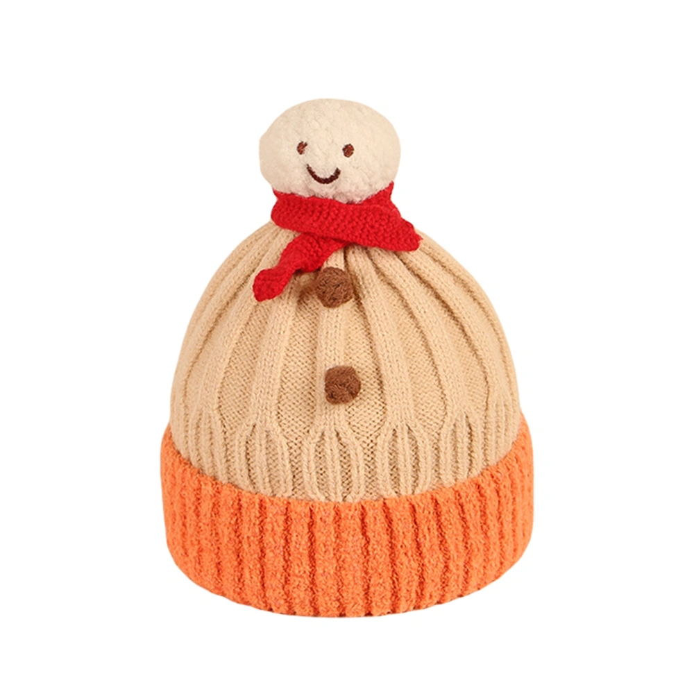 Kid Winter Hat, Knitting Warm Protection Plush Ball Birthday Gift 