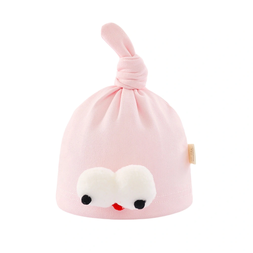 Infant Round Hat, Big Eyes Decoration Windproof Beanie Warm Cap 