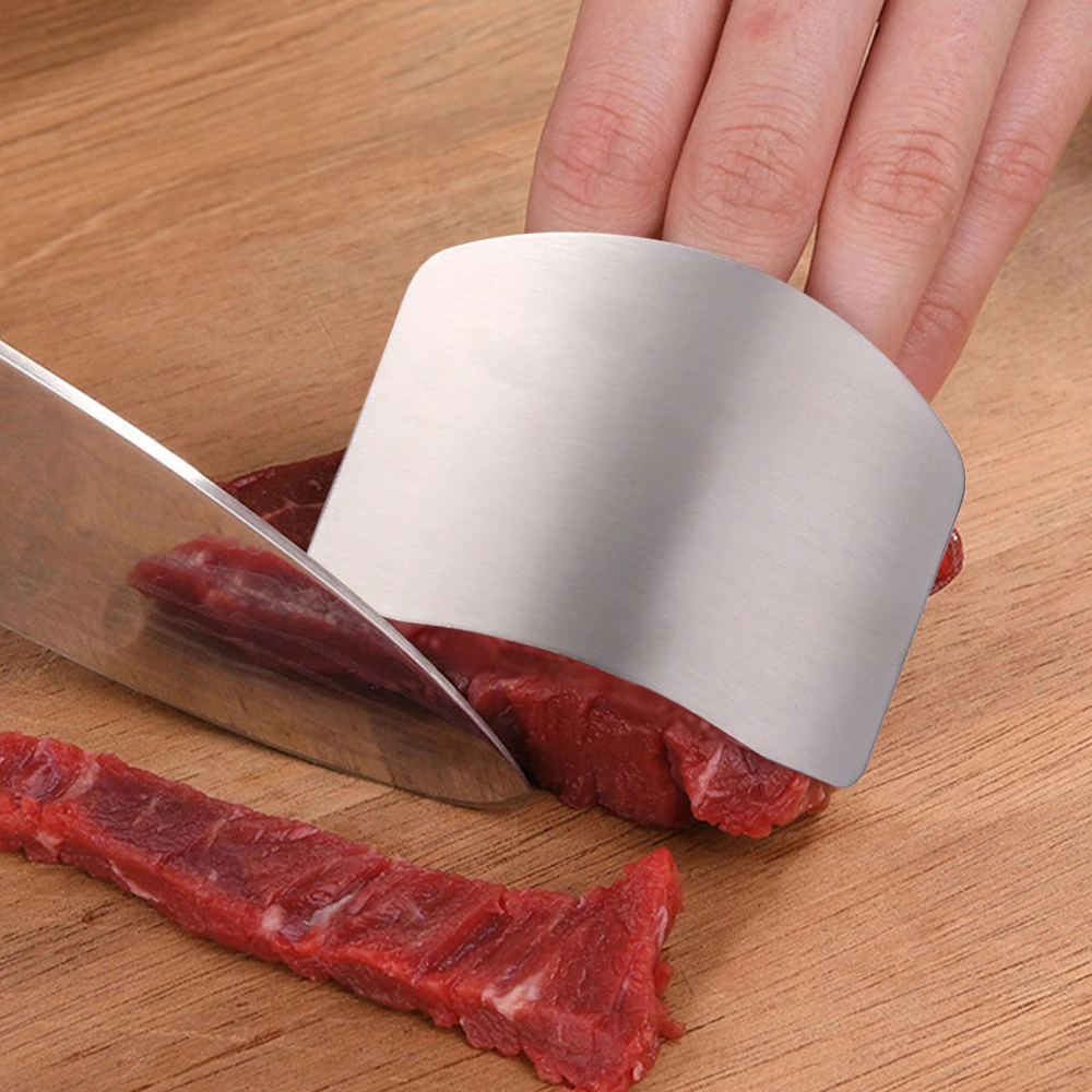 Stainless Steel Finger Protector Finger Guard for Cutting Food