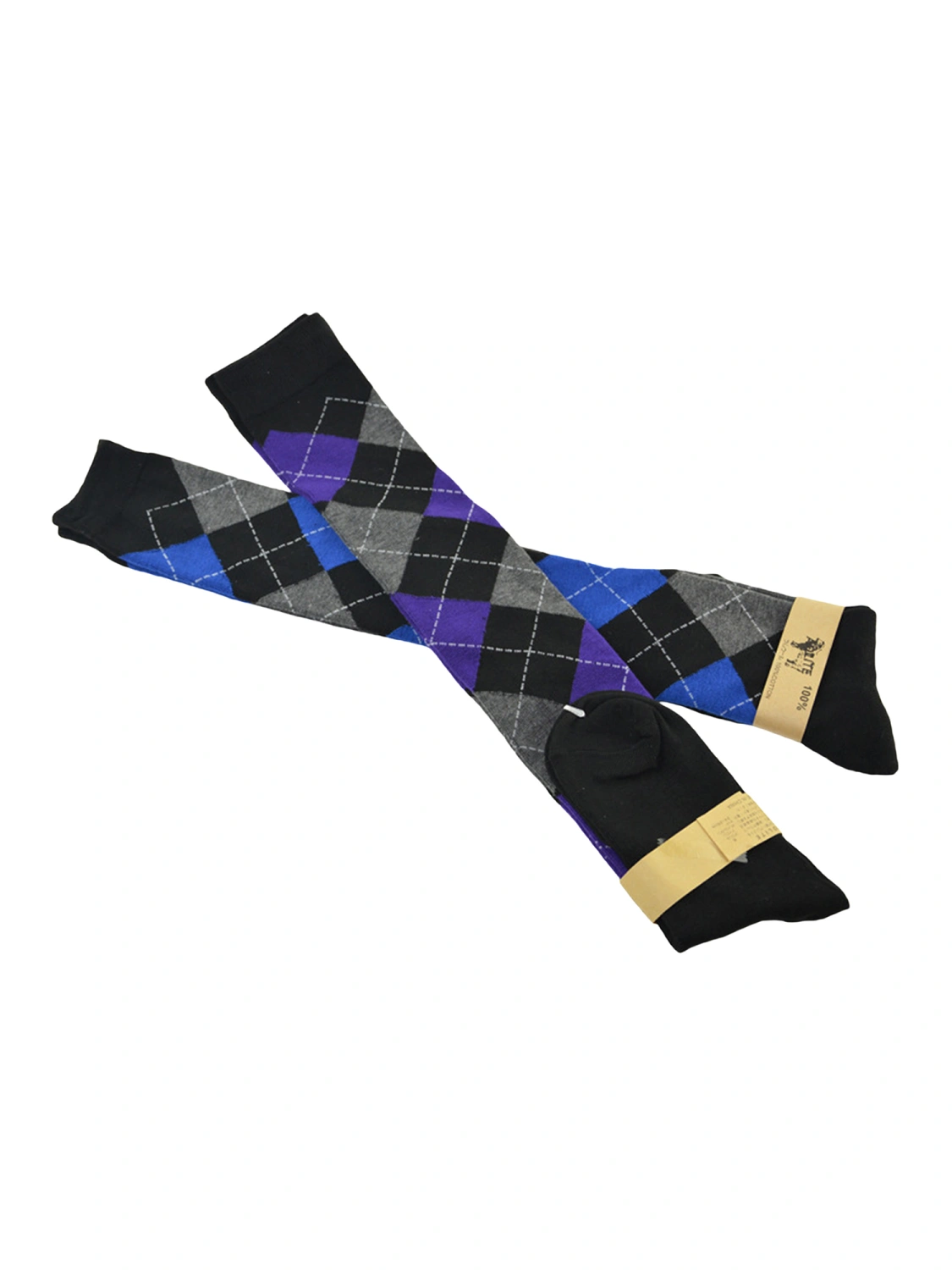 Women Thigh High Socks, Classic Argyle Print Over The Knee Stockings