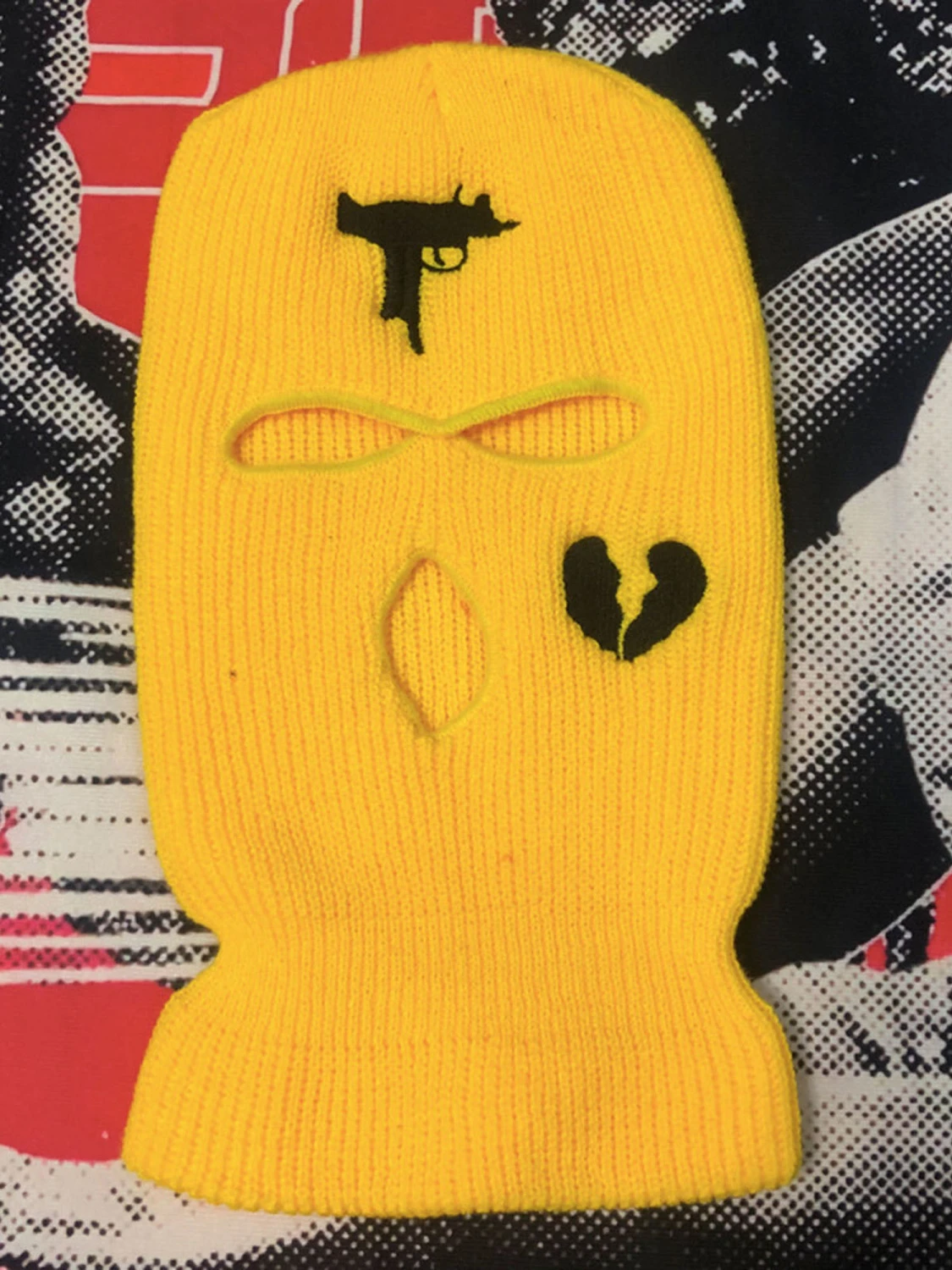 3-Hole Full Face Cover, Thermal Knit Ski Mask Winter Balaclava Cap