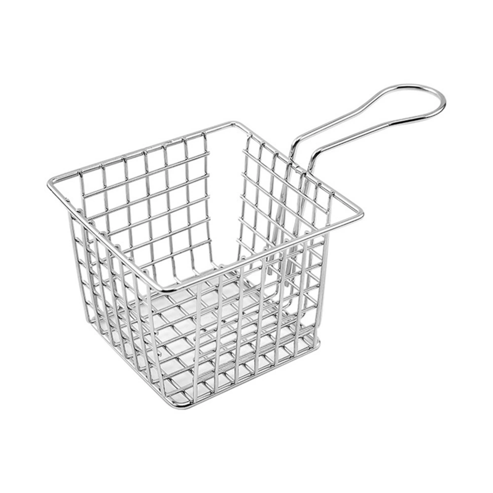 Fried Basket with Hollow Handle, Multi-purpose Iron Snack Food Filter