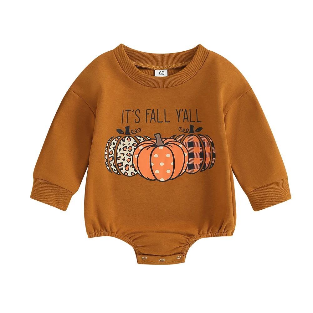 Baby Girls Boys Sweatshirts Rompers Halloween Clothes Bodysuits