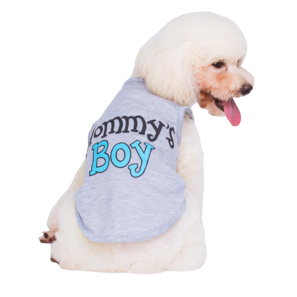 Pet Vest Cute Letter Print Dog Sleeveless T-Shirts Puppy Cat Apparel