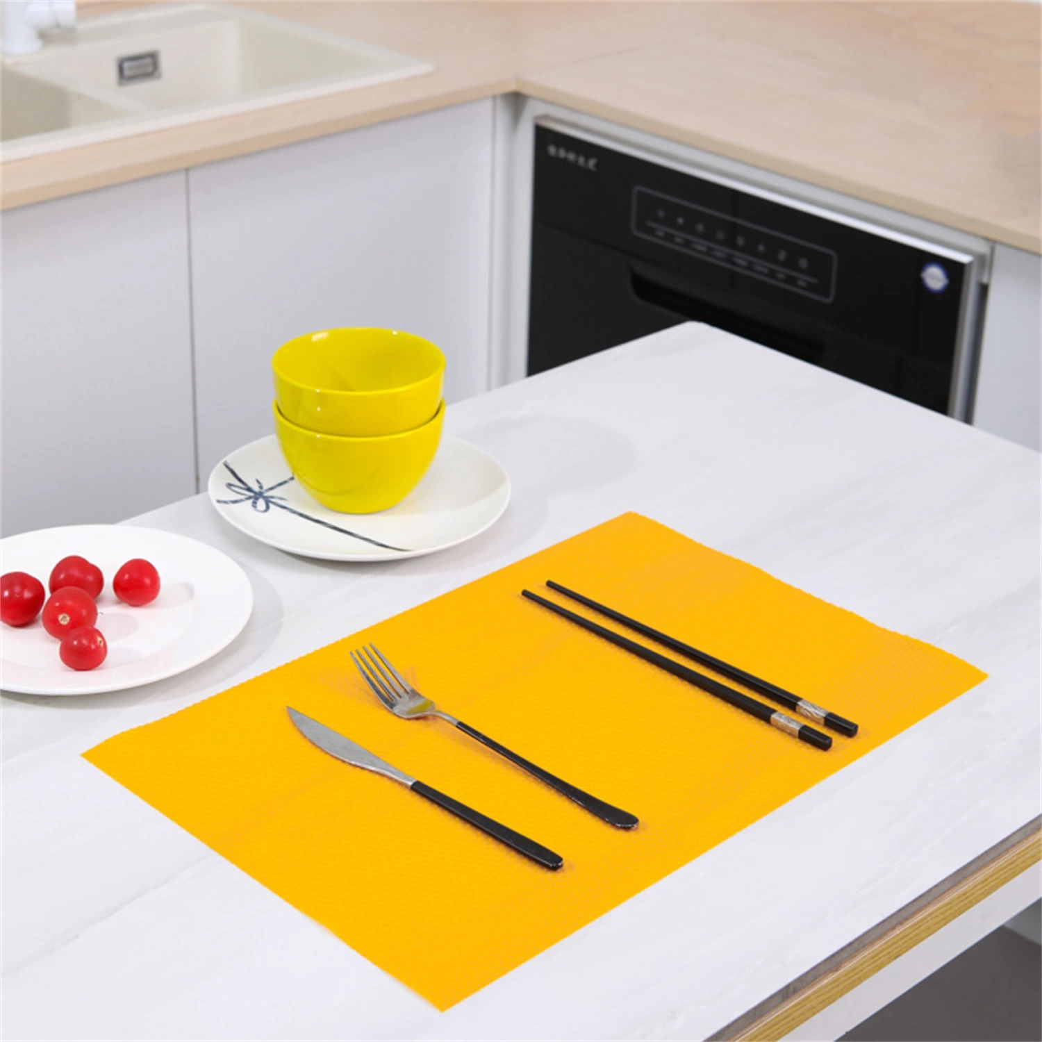 Refrigerator Mats, EVA Salad Fresh Liners Non-Slip Mats, Cupboard Mat