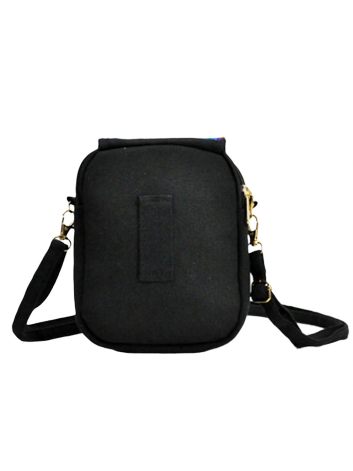 Women Cross Body Bag Retro Embroidery Flowers Patterns Adjustable Straps Bag