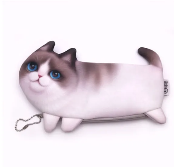 Cute 3D cartoon cat bags, simple and practical